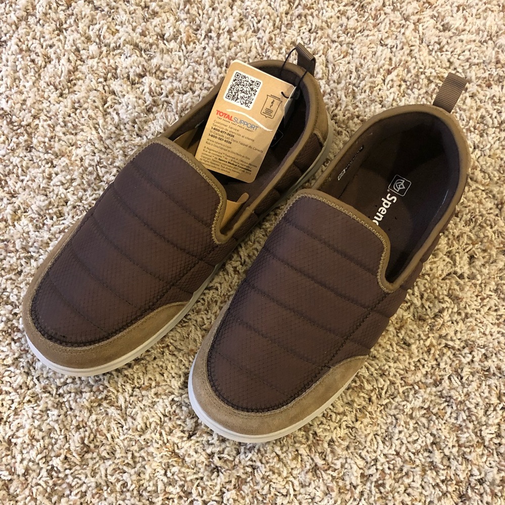 NWT Men’s Spenco Slip On Total Support Shoes